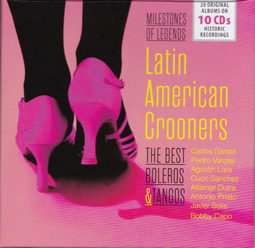 Various : Latin American Crooners The Best Boleros & Tangos (10xCD + Box, Comp)