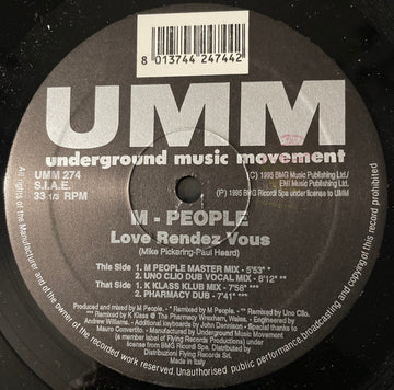 M - People* : Love Rendez Vous (12")