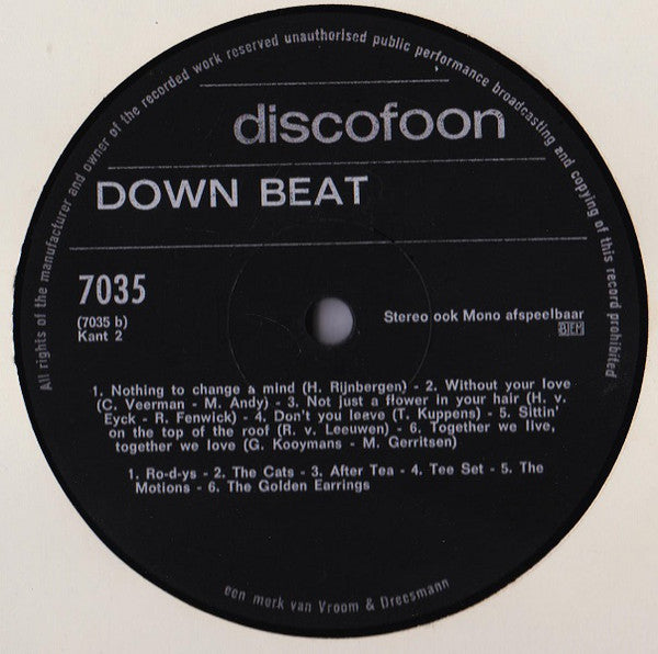 Various : Down Beat (LP, Comp)
