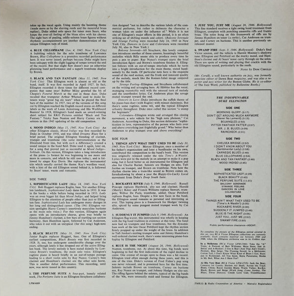 Duke Ellington : The Indispensable Duke Ellington (2xLP, Comp, Mono, RE, Gat)