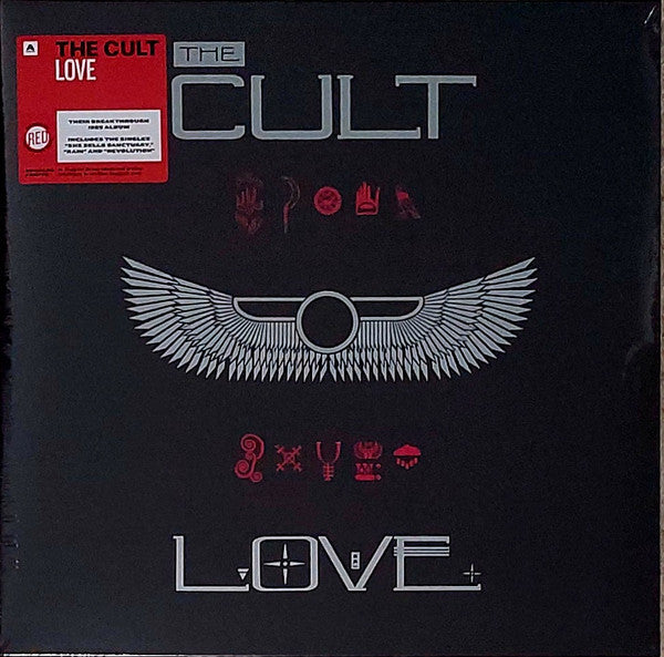 The Cult : Love (LP, Album, RE, Red)