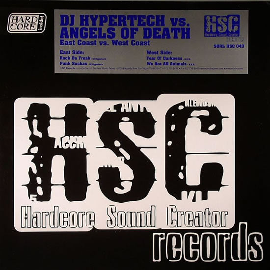 DJ Hypertech vs. Angels Of Death : East Coast Vs. West Coast (12")