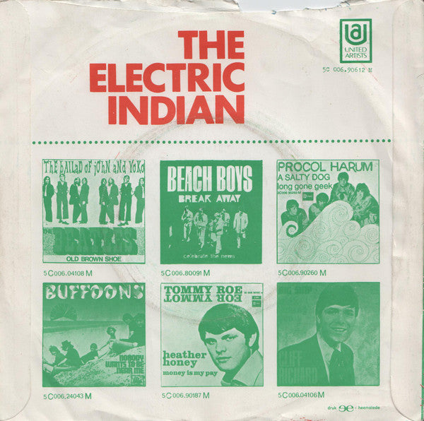The Electric Indian : Keem-O-Sabe (7", Single, Mono)
