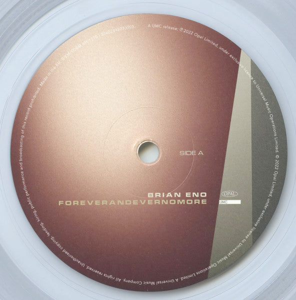 Brian Eno : Foreverandevernomore (LP, Ltd, Cry)