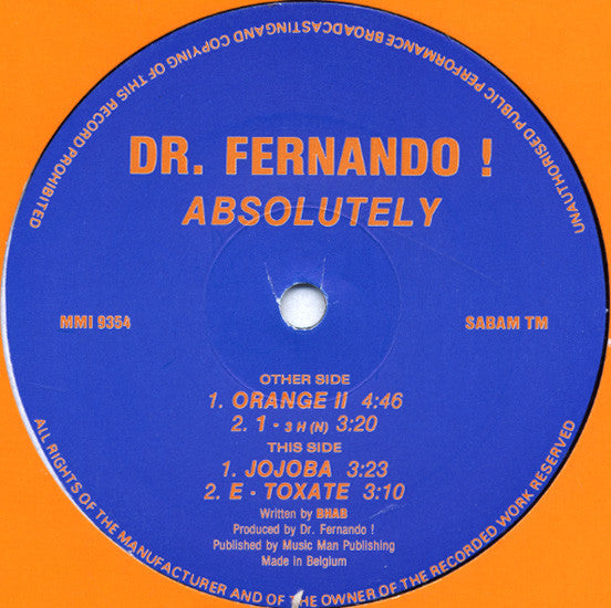 Dr. Fernando !* : Absolutely (12", EP)