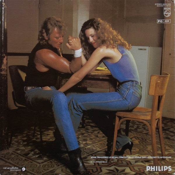 Johnny Hallyday : Pas Facile (LP, Album)