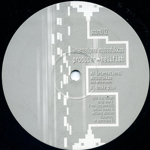 Hellfish & Producer : International Muthafukkas (12")