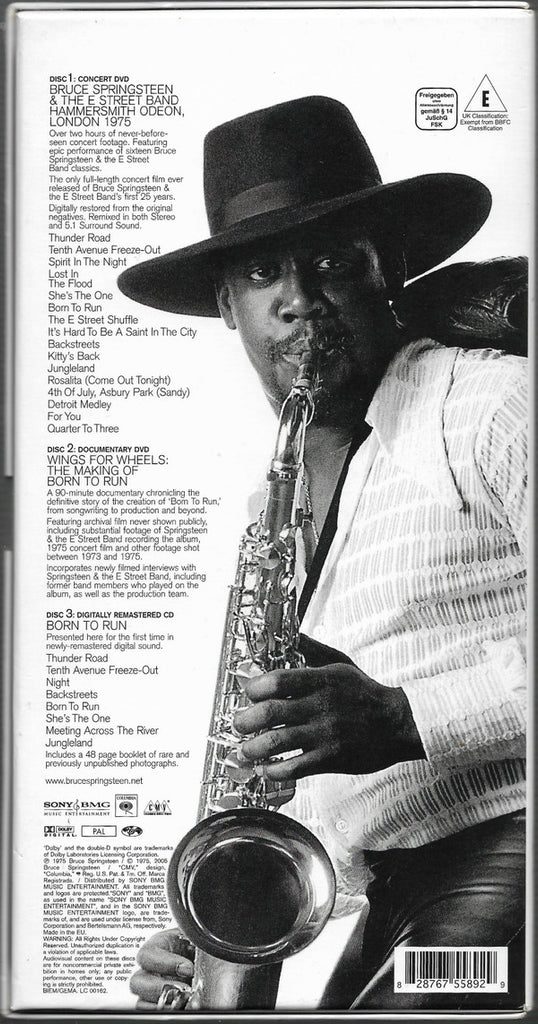 Bruce Springsteen : Born To Run (Box, 30t + 2xDVD-V, PAL + CD, Album, RE, RM)