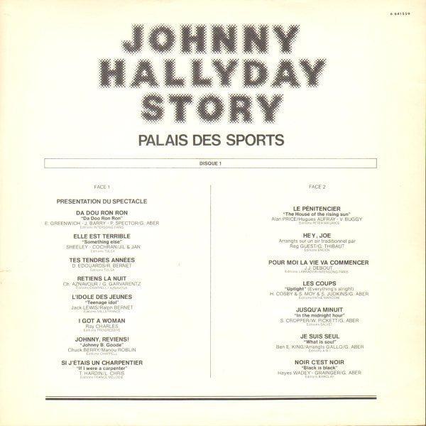 Johnny Hallyday : Johnny Hallyday Story (Palais Des Sports) (2xLP, Album, Gat)