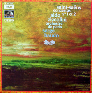 Saint-Saëns* - Aldo Ciccolini, Orchestre De Paris, Serge Baudo : Concertos Nos 1 Et 2 (LP, Gat)