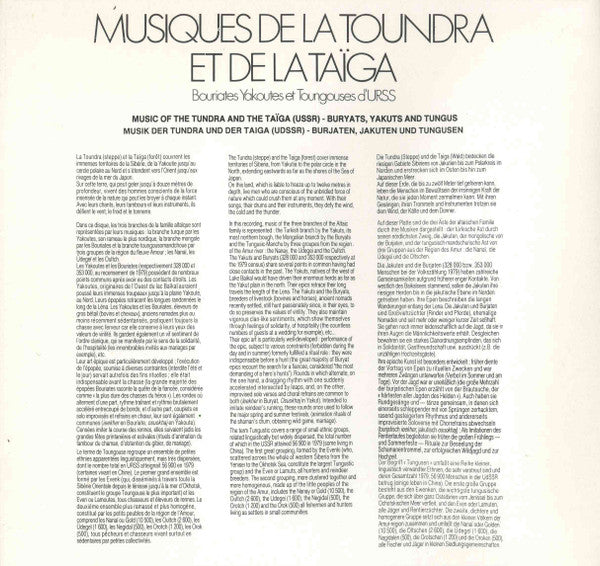 Various : Musiques De La Toundra Et De La Taïga (LP, Album)