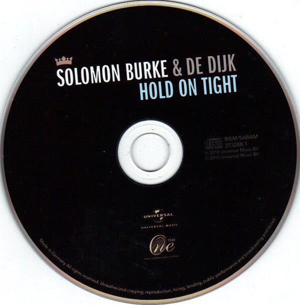 Solomon Burke & De Dijk : Hold On Tight (CD, Album)