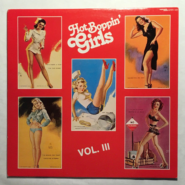 Various : Hot Boppin' Girls Vol. III (LP, Comp)