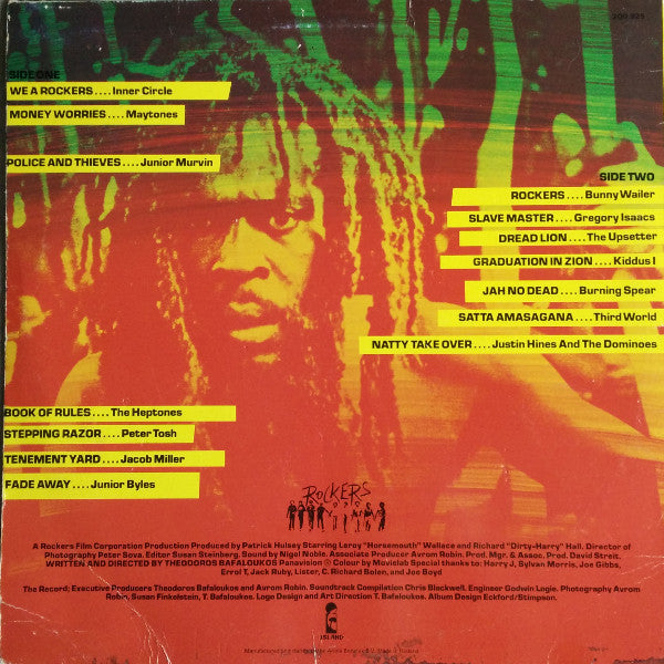 Various : Rockers (Original Soundtrack Recording) (LP, Comp)