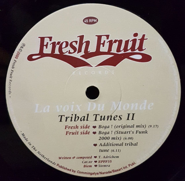 La Voix Du Monde* : Tribal Tunes II (12", EP)