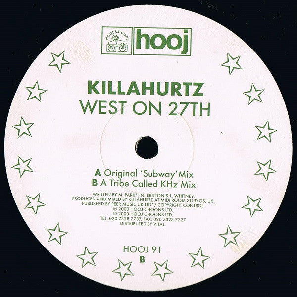 Killahurtz : West On 27th (12")