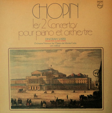 Frédéric Chopin – Dinorah Varsi, Orchestre National De L'Opéra De Monte-Carlo , Direction Jan Krenz : Les 2 Concertos Pour Piano Et Orchestre (LP, Gat)