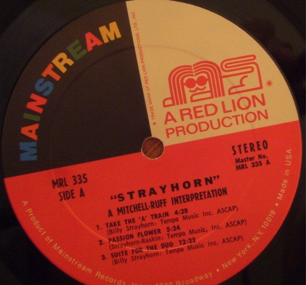 The Mitchell-Ruff Duo : Strayhorn: A Mitchell-Ruff Interpretation (LP, Album)