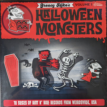 Various : Greasy Mike's Halloween Monsters (LP, Comp)