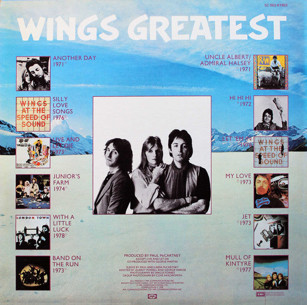 Wings (2) : Wings Greatest (LP, Comp)