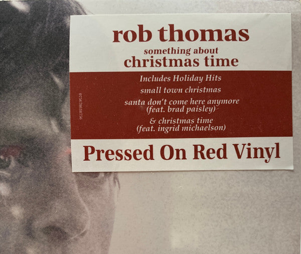 Rob Thomas : Something About Christmas Time (LP, Album, Red)