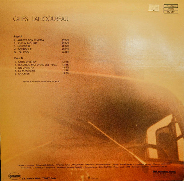 Gilles Langoureau : Gilles Langoureau (LP, Album)