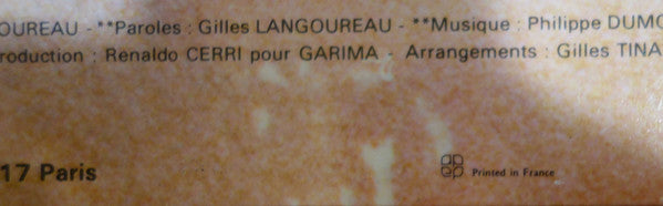 Gilles Langoureau : Gilles Langoureau (LP, Album)