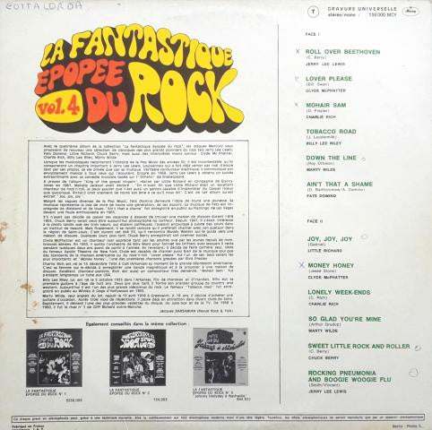 Various : La Fantastique Épopée Du Rock Vol. 4 (LP, Comp)