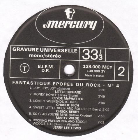 Various : La Fantastique Épopée Du Rock Vol. 4 (LP, Comp)