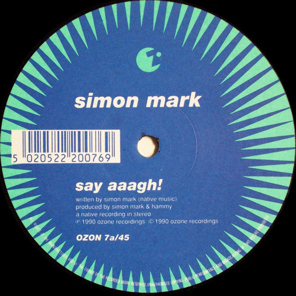 Simon Mark : Say Aaagh! (12")
