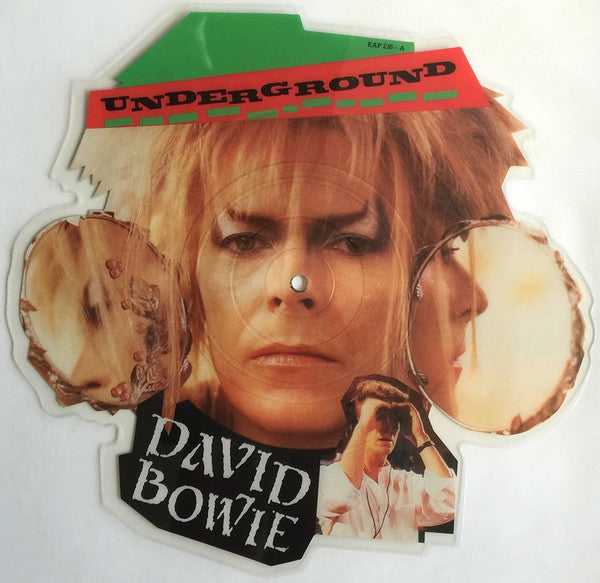 David Bowie : Underground (7", Shape, Pic)