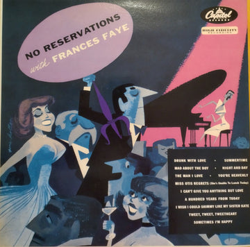 Frances Faye : No Reservations (LP, Mono, RE)