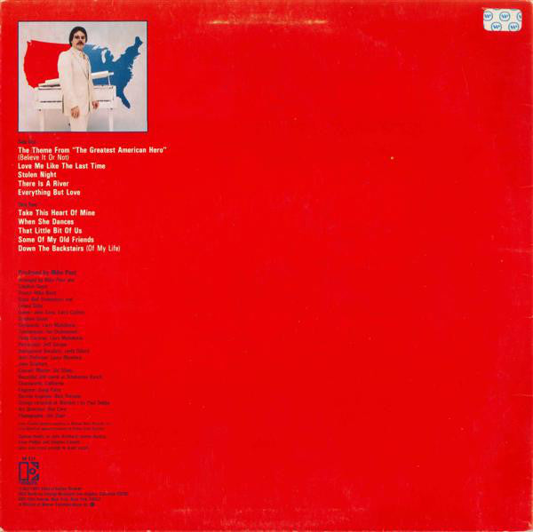Joey Scarbury : America's Greatest Hero (LP, Album, Spe)