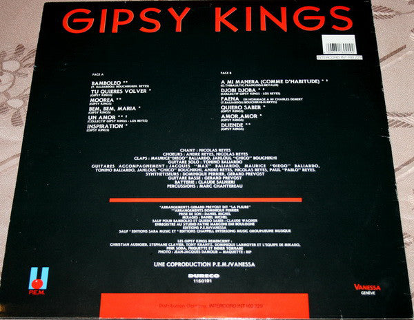 Gipsy Kings : Gipsy Kings (LP, Album)