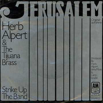 Herb Alpert & The Tijuana Brass : Jerusalem (7", Single)