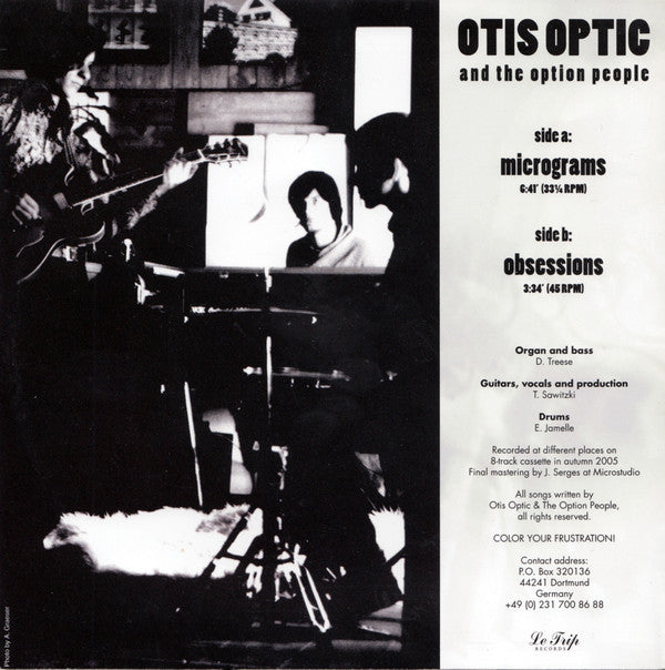 Otis Optic & The Option People : Micrograms (7", Ltd)