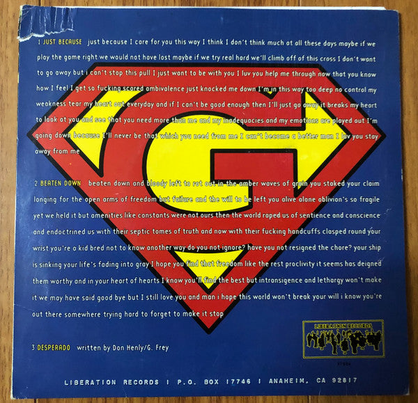Supergirls : Good Old Punk Rock In The Key Of D Minor (7", EP)