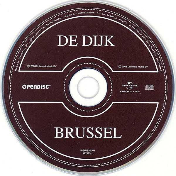 De Dijk : Brussel (CD, Album)