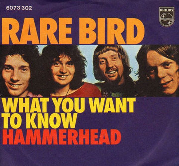 Rare Bird : What You Want To Know (7", Single, Mono)