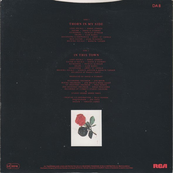 Eurythmics : Thorn In My Side (7", Single)