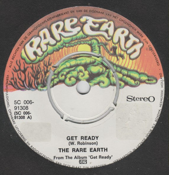 Rare Earth : Get Ready (7", Single)
