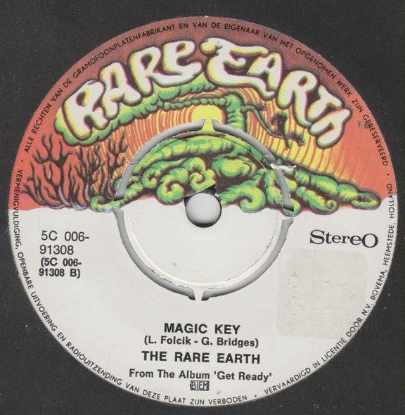 Rare Earth : Get Ready (7", Single)