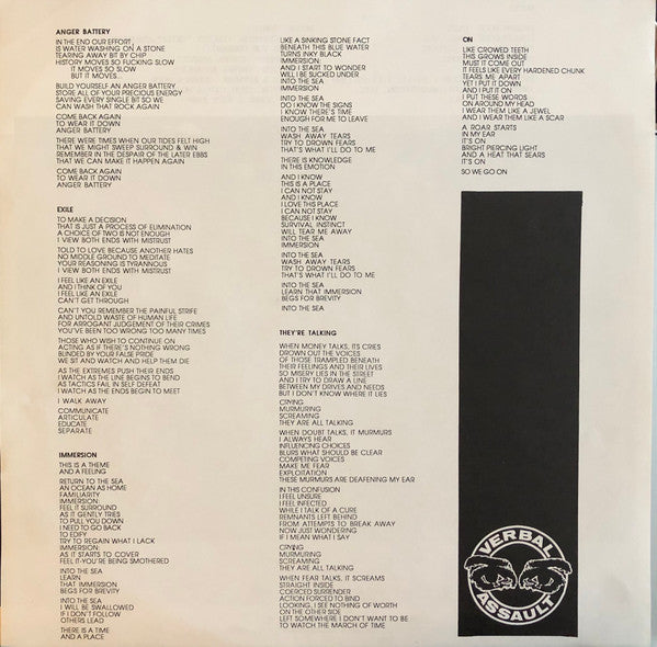 Verbal Assault : On (12", EP)