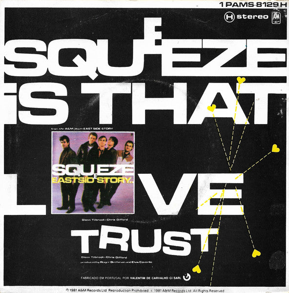 Squeeze (2) : Is That Love (7", Single)