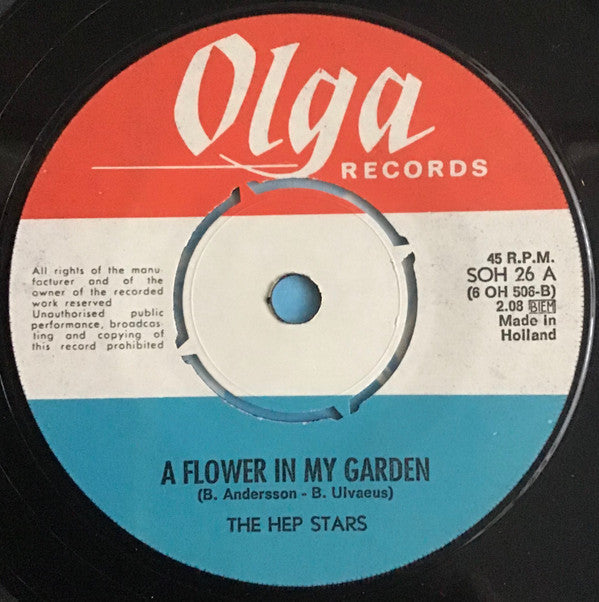 The Hep Stars : Let It Be Me / A Flower In My Garden (7", Single)