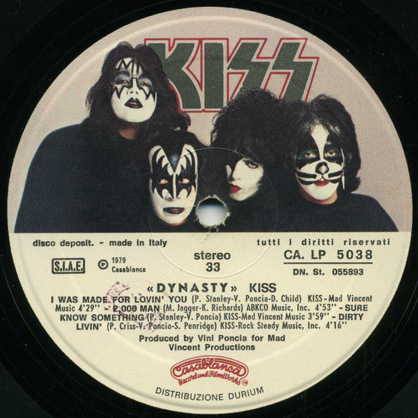 Kiss : Dynasty (LP, Album, pos)