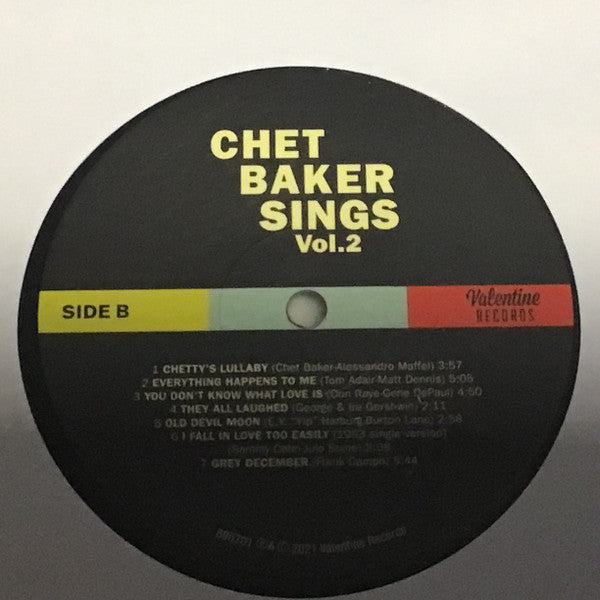 Chet Baker : Chet Baker Sings Vol. 2 (LP, Comp, Ltd)