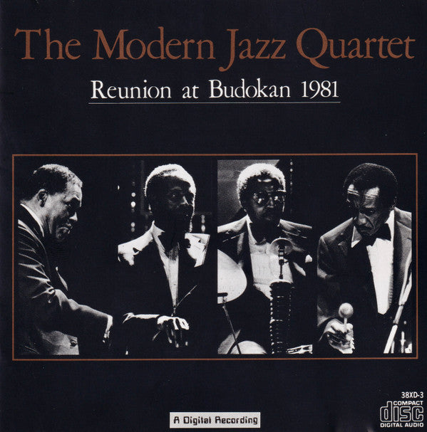 The Modern Jazz Quartet : Reunion At Budokan 1981 (CD, Album, RE, Tar)