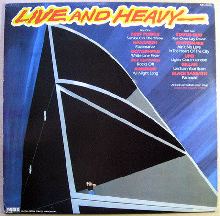 Various : Live And Heavy (LP, Comp)