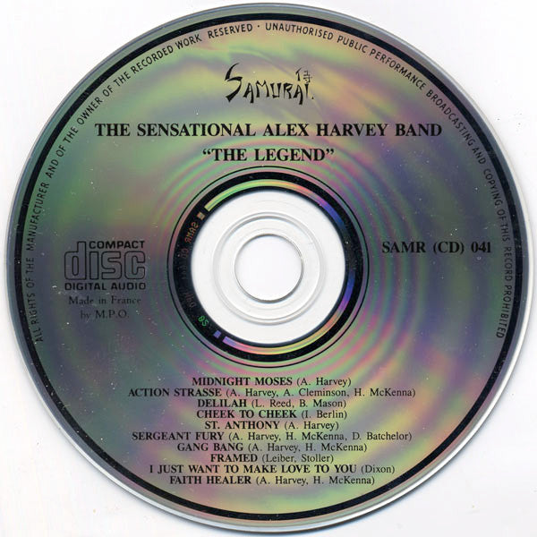 The Sensational Alex Harvey Band : The Legend (CD, Comp)